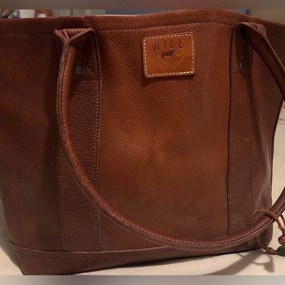 Will Leather Goods Signature Leather Everyday Tote - Cognac - Picture 1 of 11